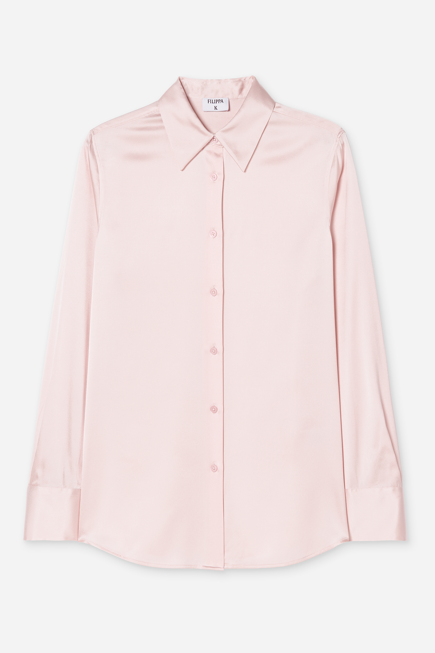 Filippa K Silk Shirt In Pink