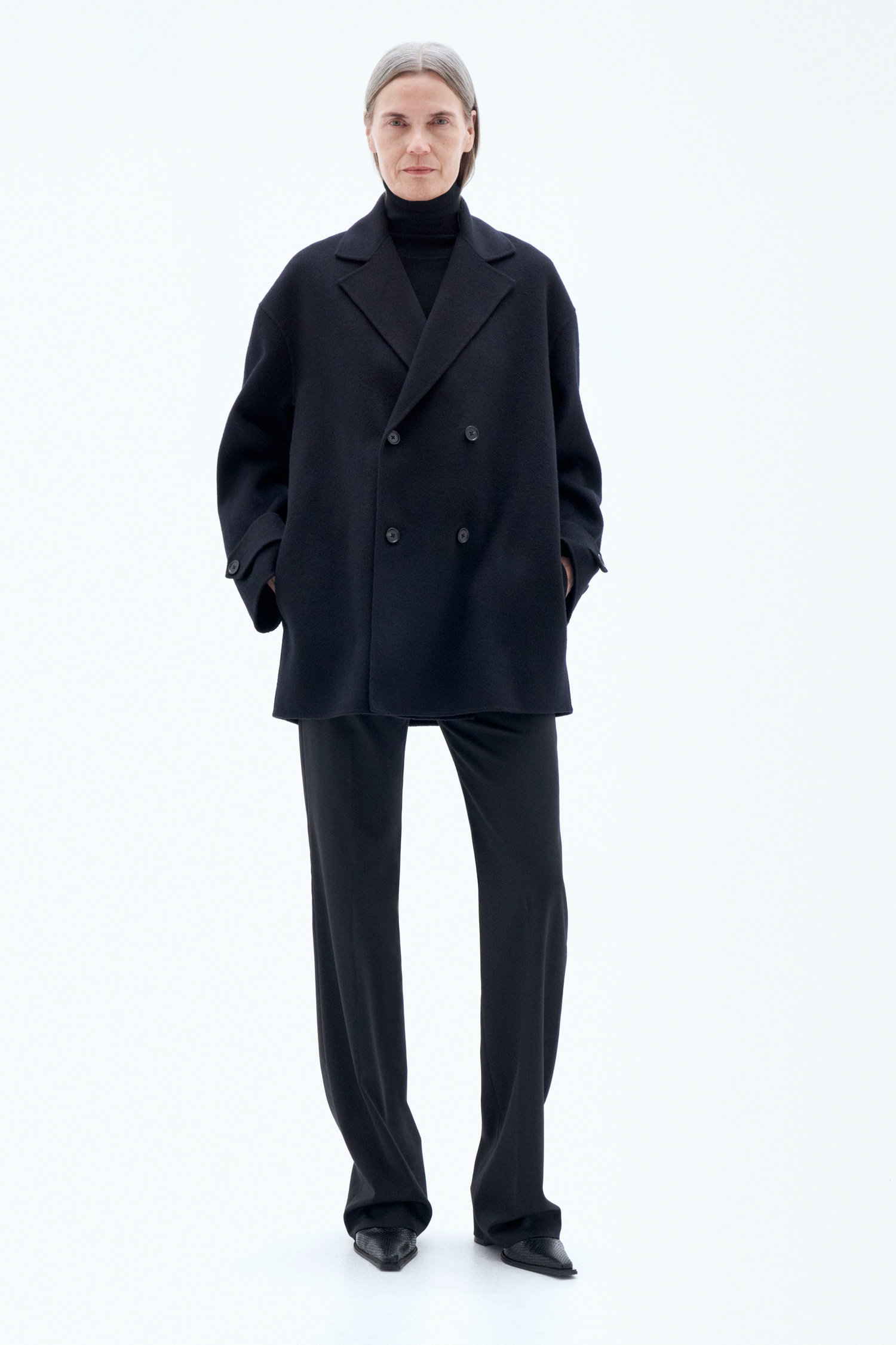 Filippa K Wool Cashmere Jacket In Black