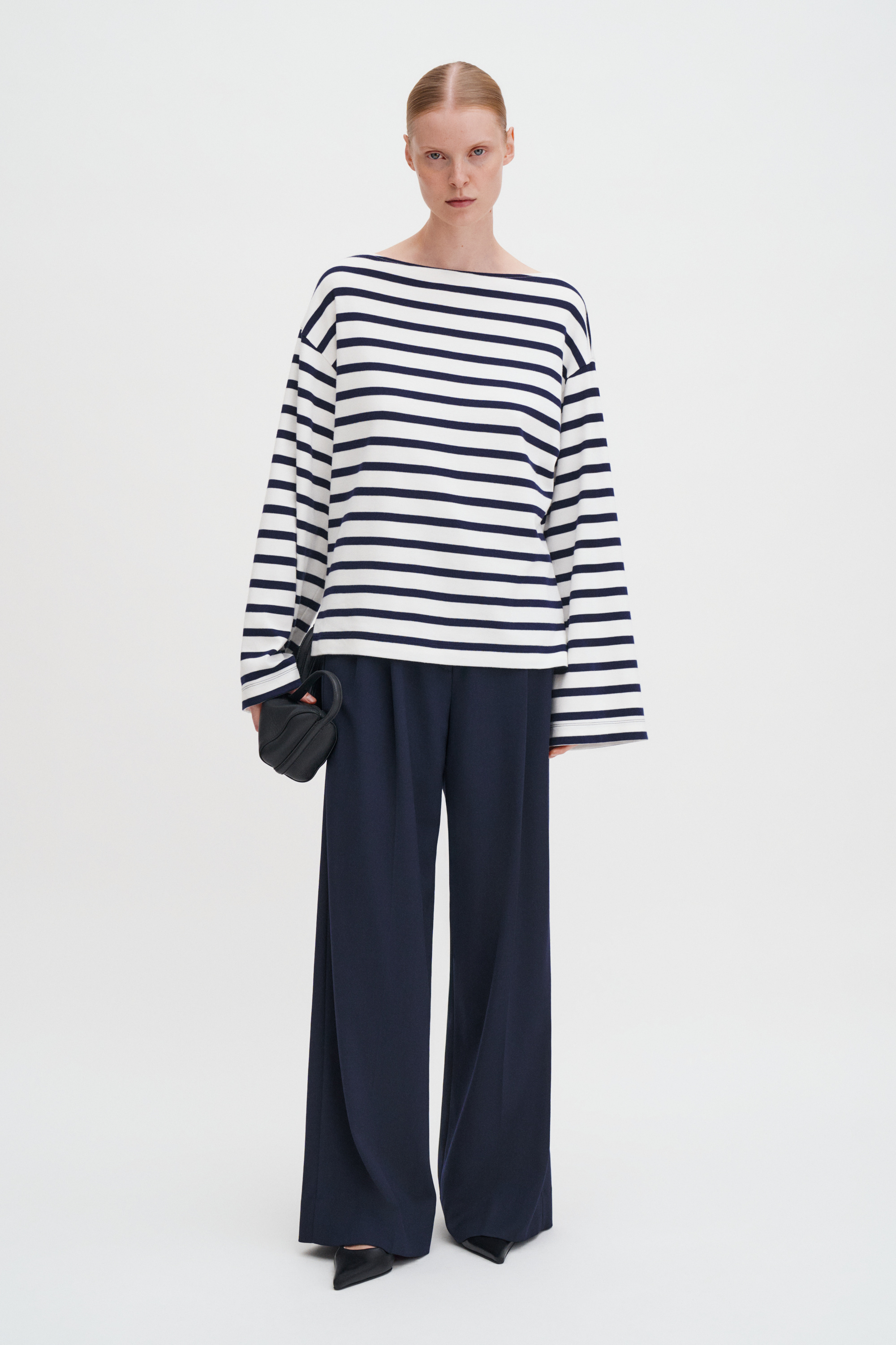 Filippa K Darcey Wool Trousers In Blue