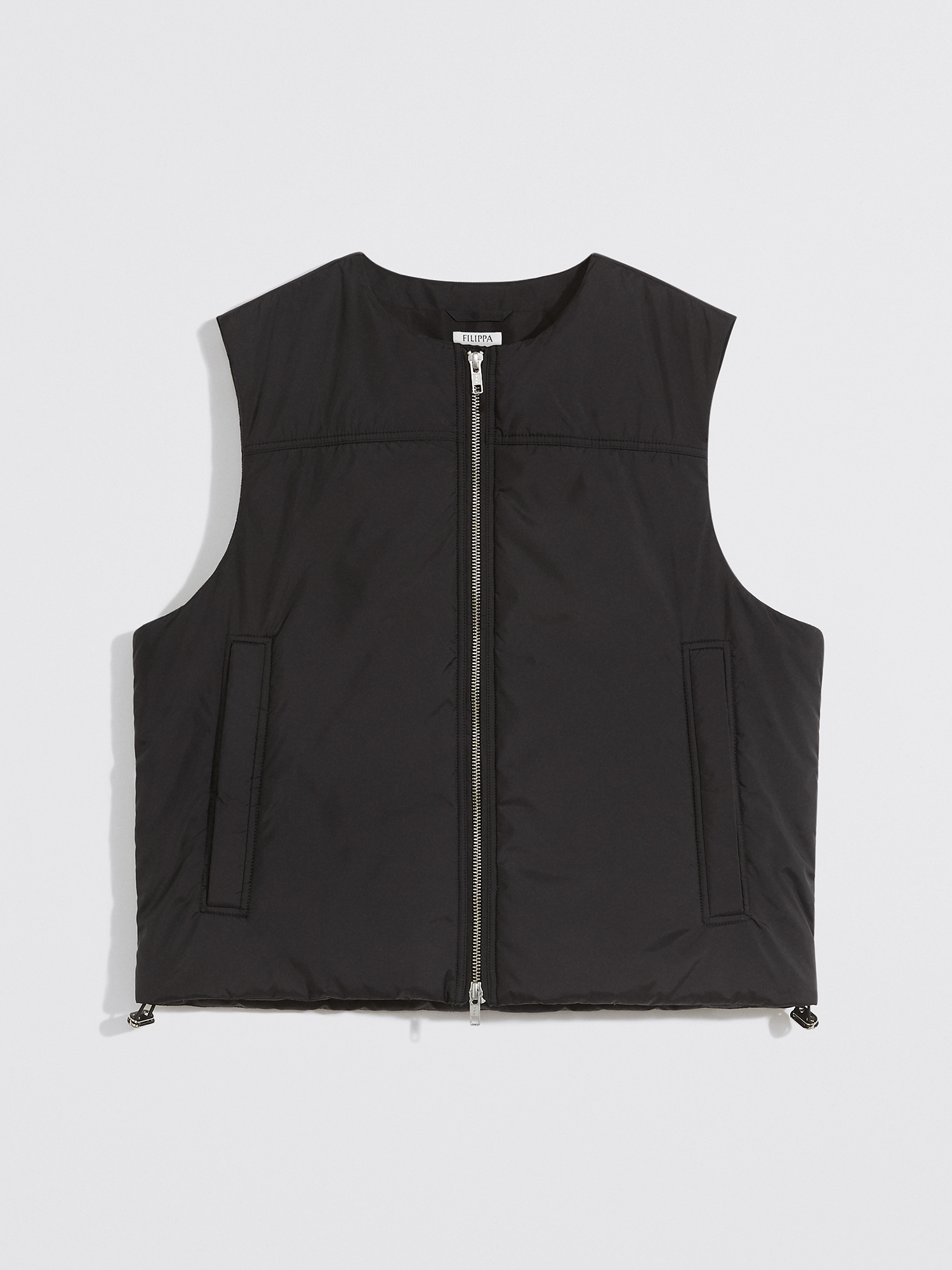 Shop Filippa K Hamilton Padded Vest In Black