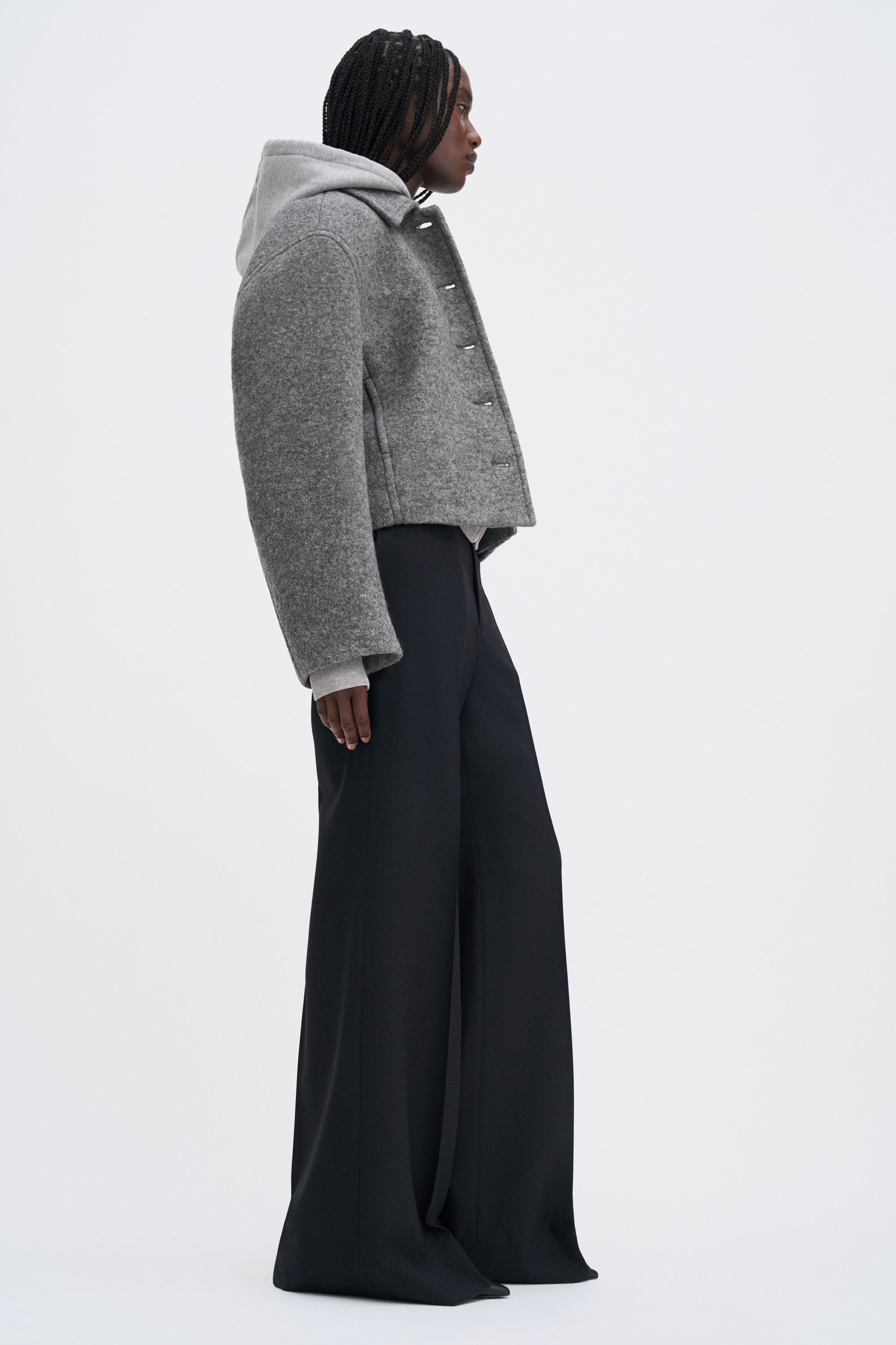 Filippa K Swedish Wool Jacket In Gray