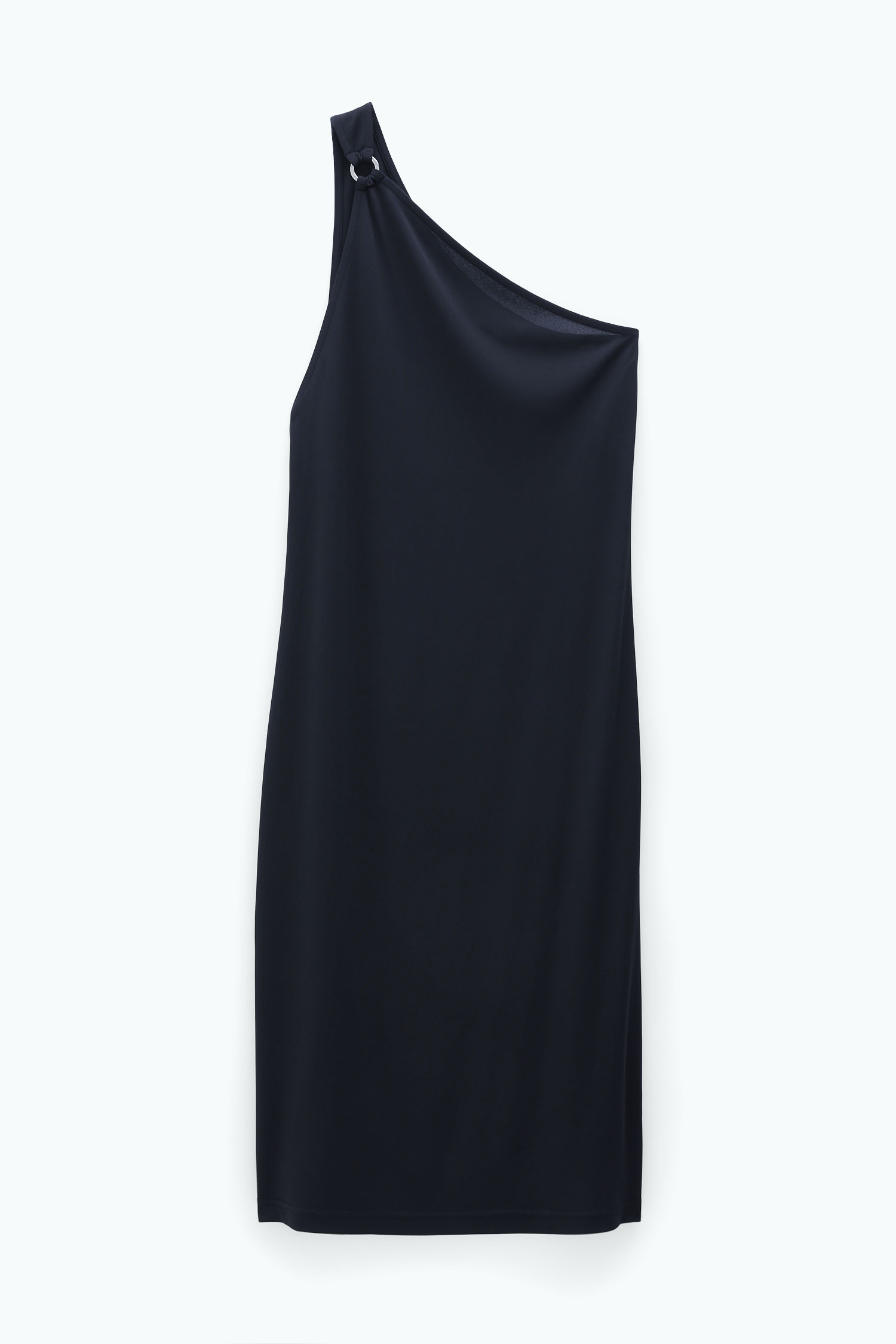 Shop Filippa K One Shoulder Jersey Dress In Black