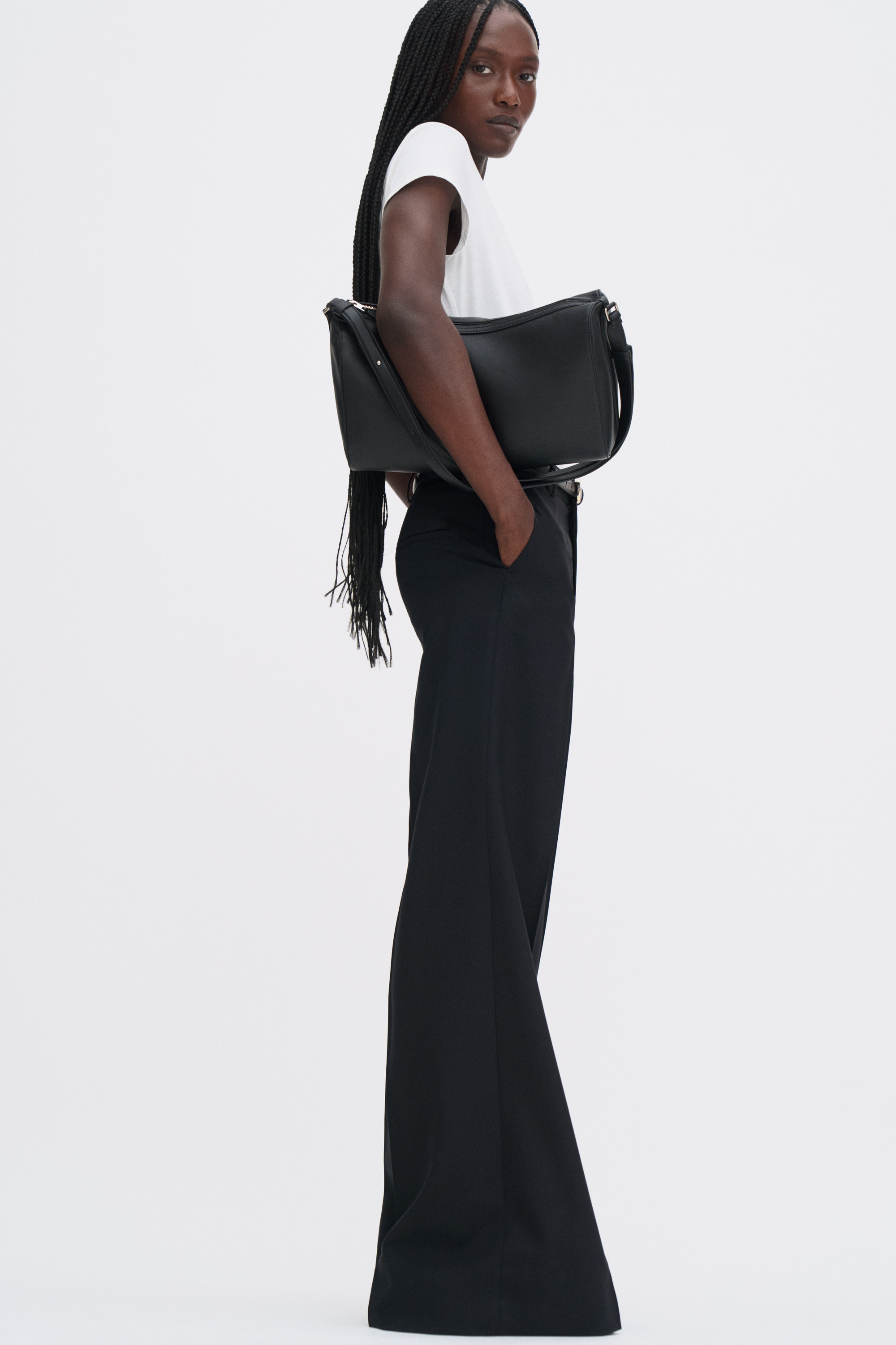 Filippa K Dionne Flare Trousers In Black