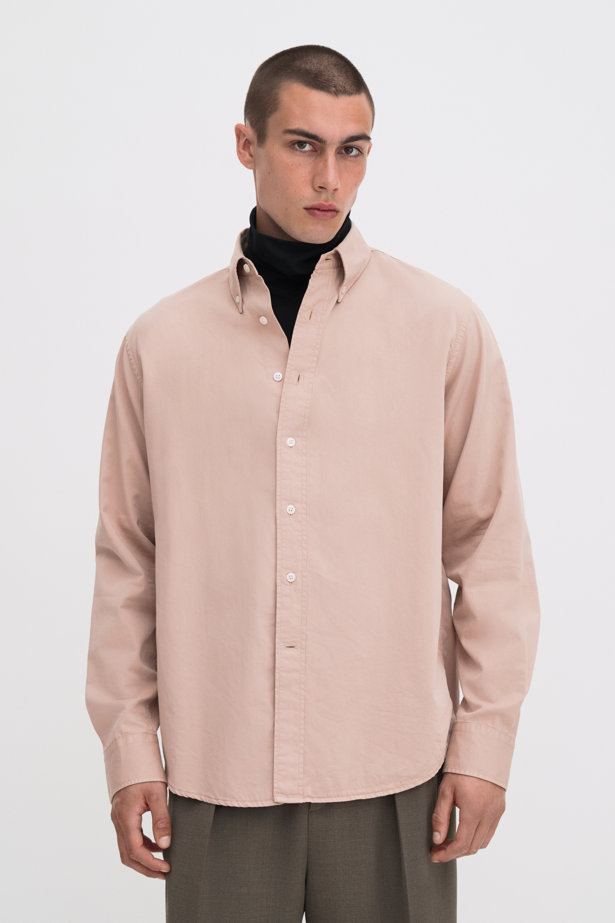 Filippa K Tailored Button Down Shirt In Brown