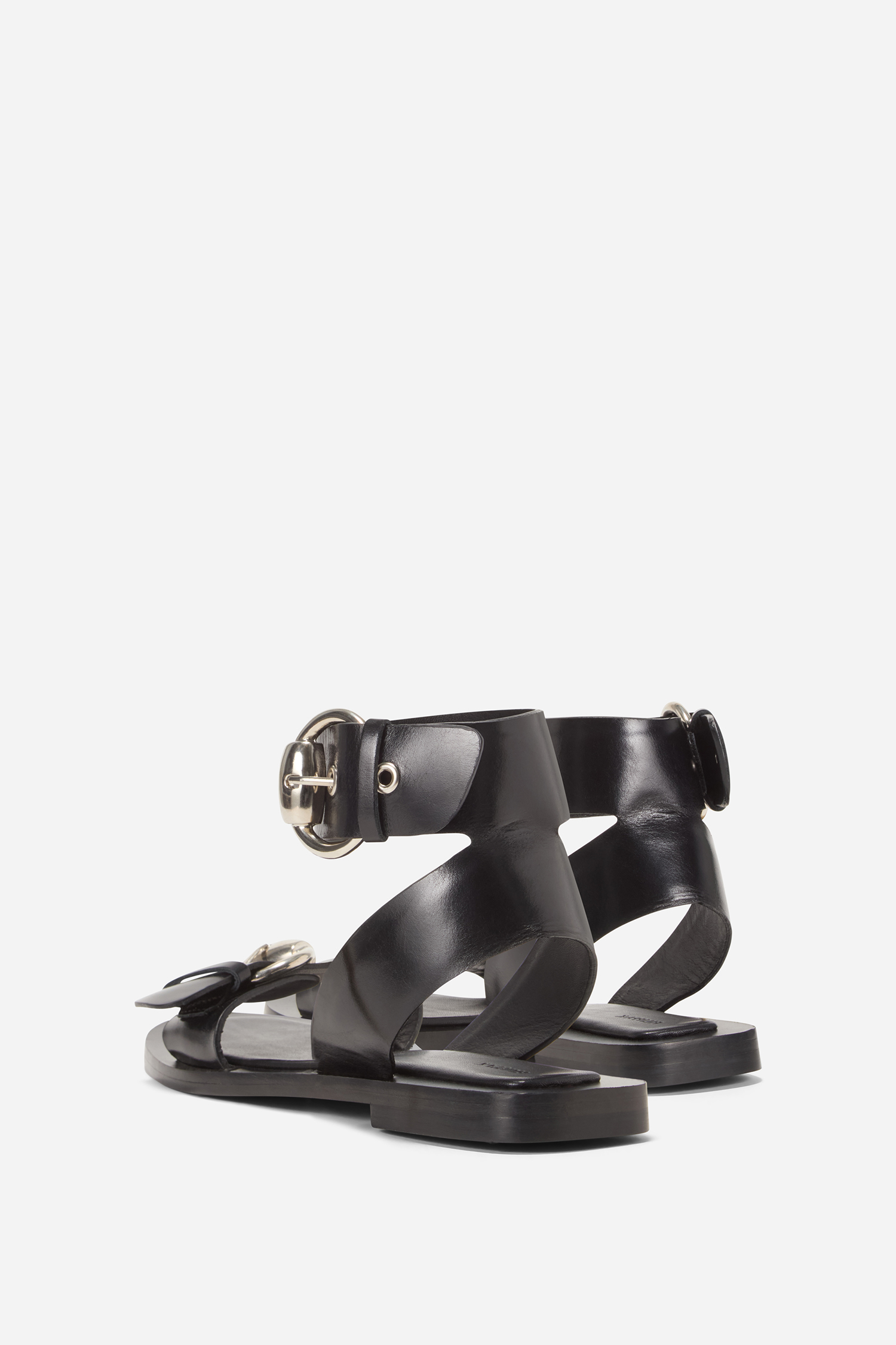 Shop Filippa K Buckle Sandal In Black