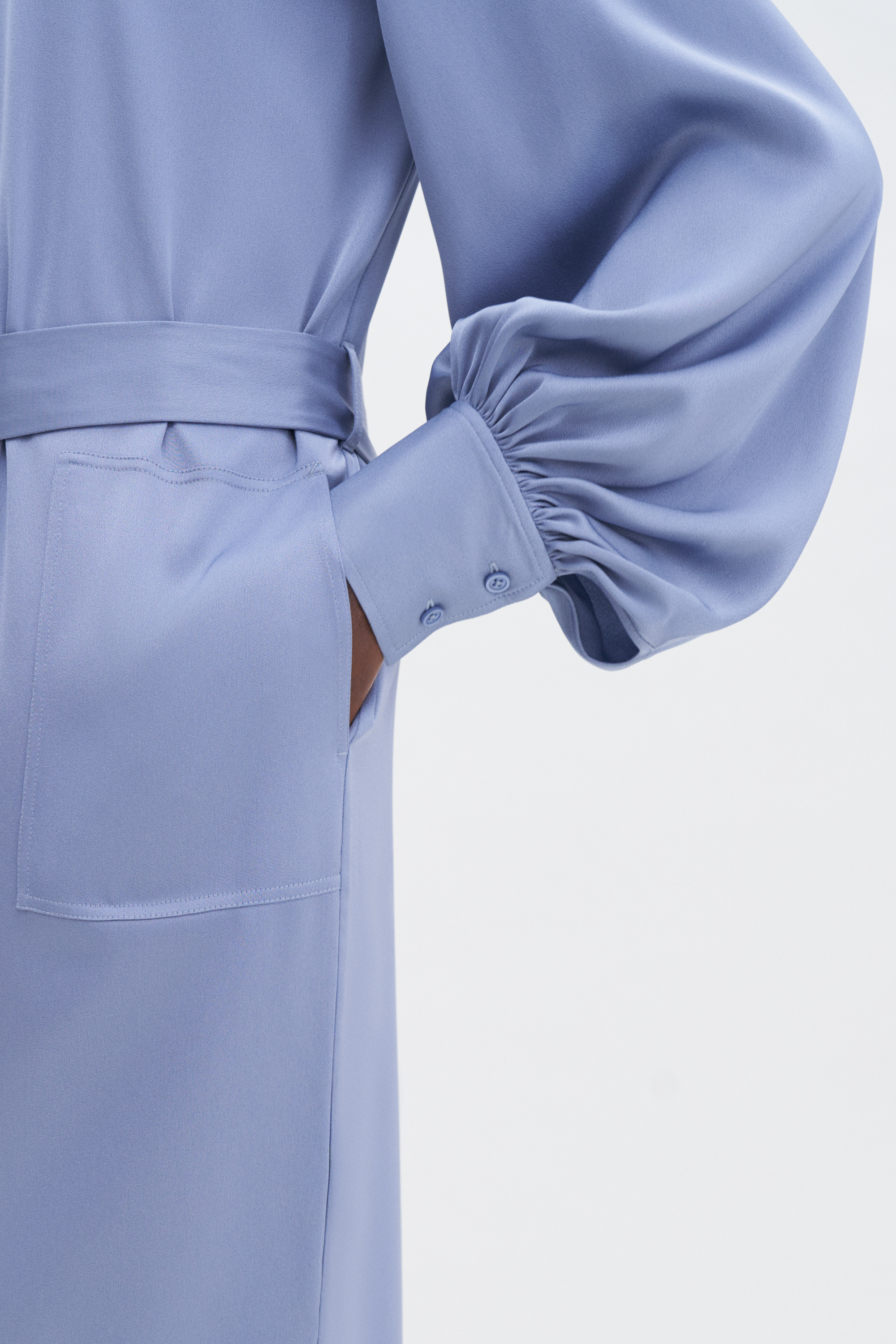 Shop Filippa K Belted Long Sleeve Dress