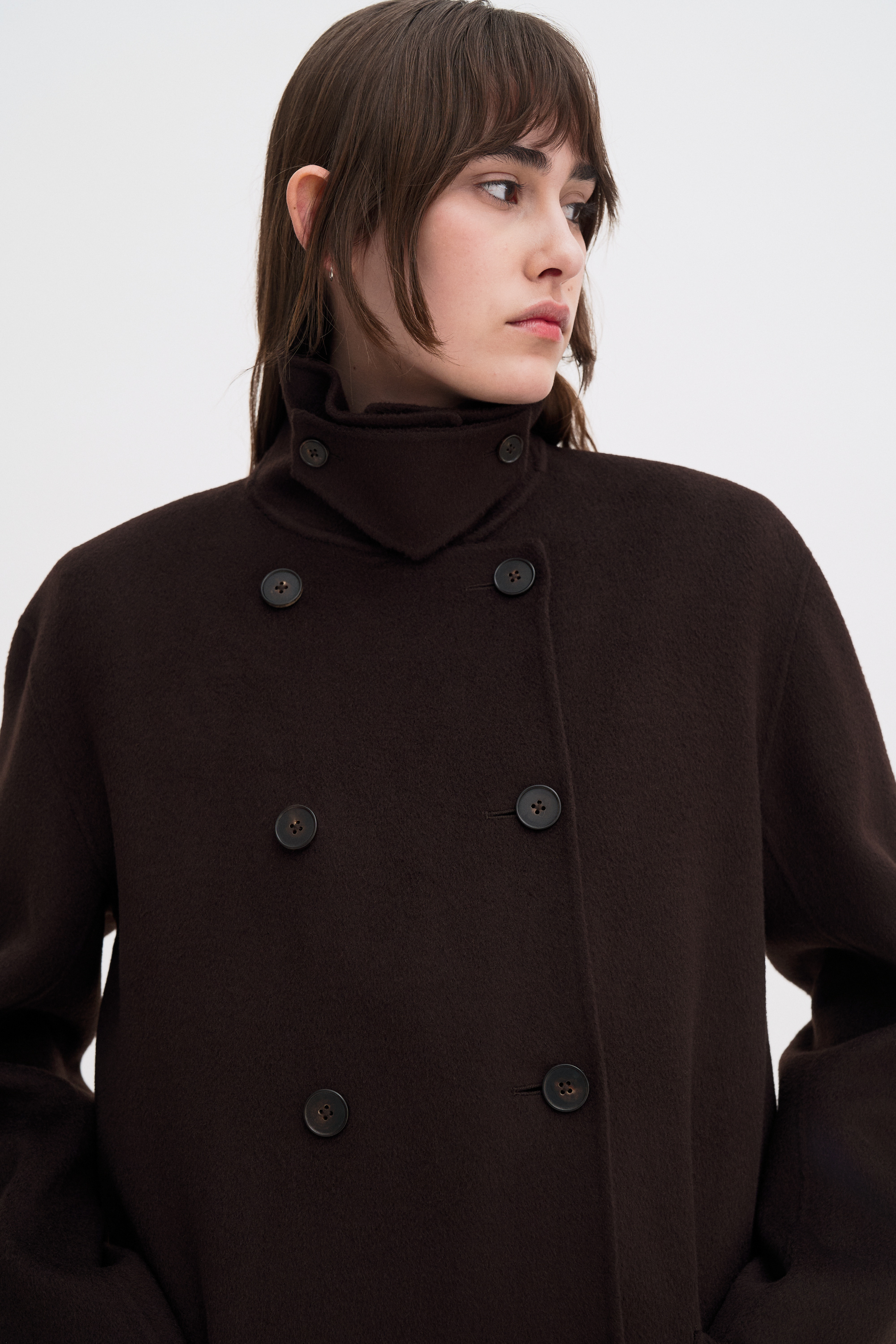 Filippa K Amelia Doublé Coat In Brown