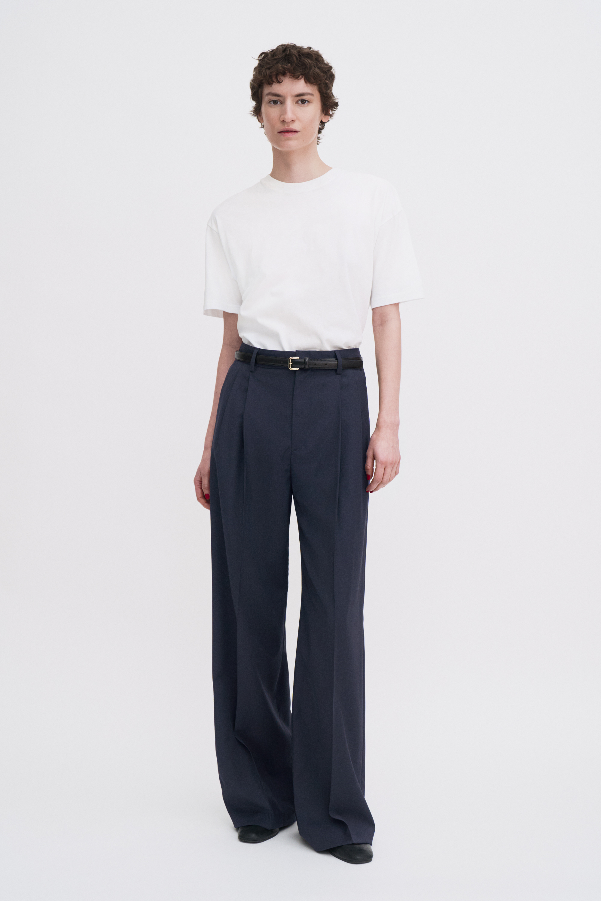 Filippa K Darcey Cool Wool Trouser In Blue