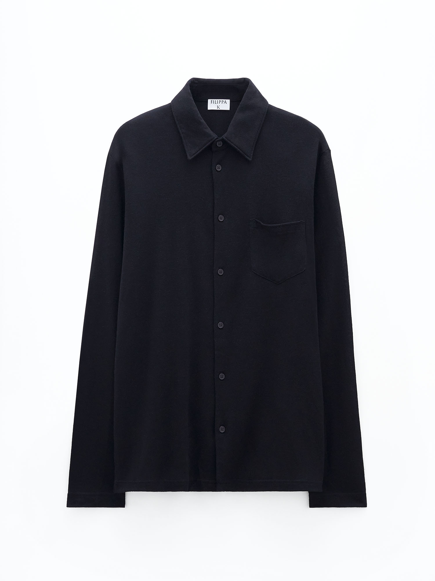 Shop Filippa K Jersey Shirt In Black