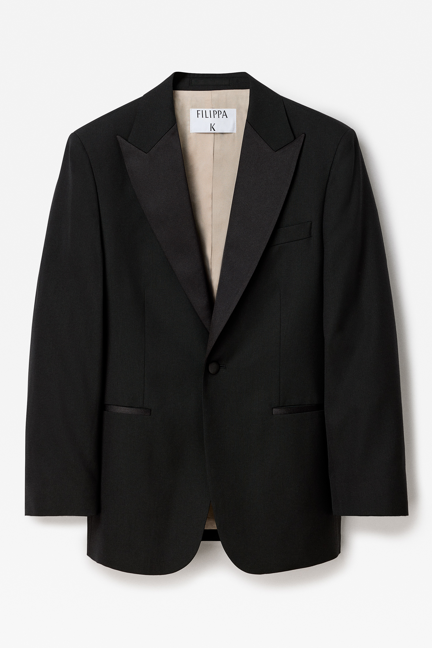 Filippa K Hourglass Tuxedo Blazer In Black
