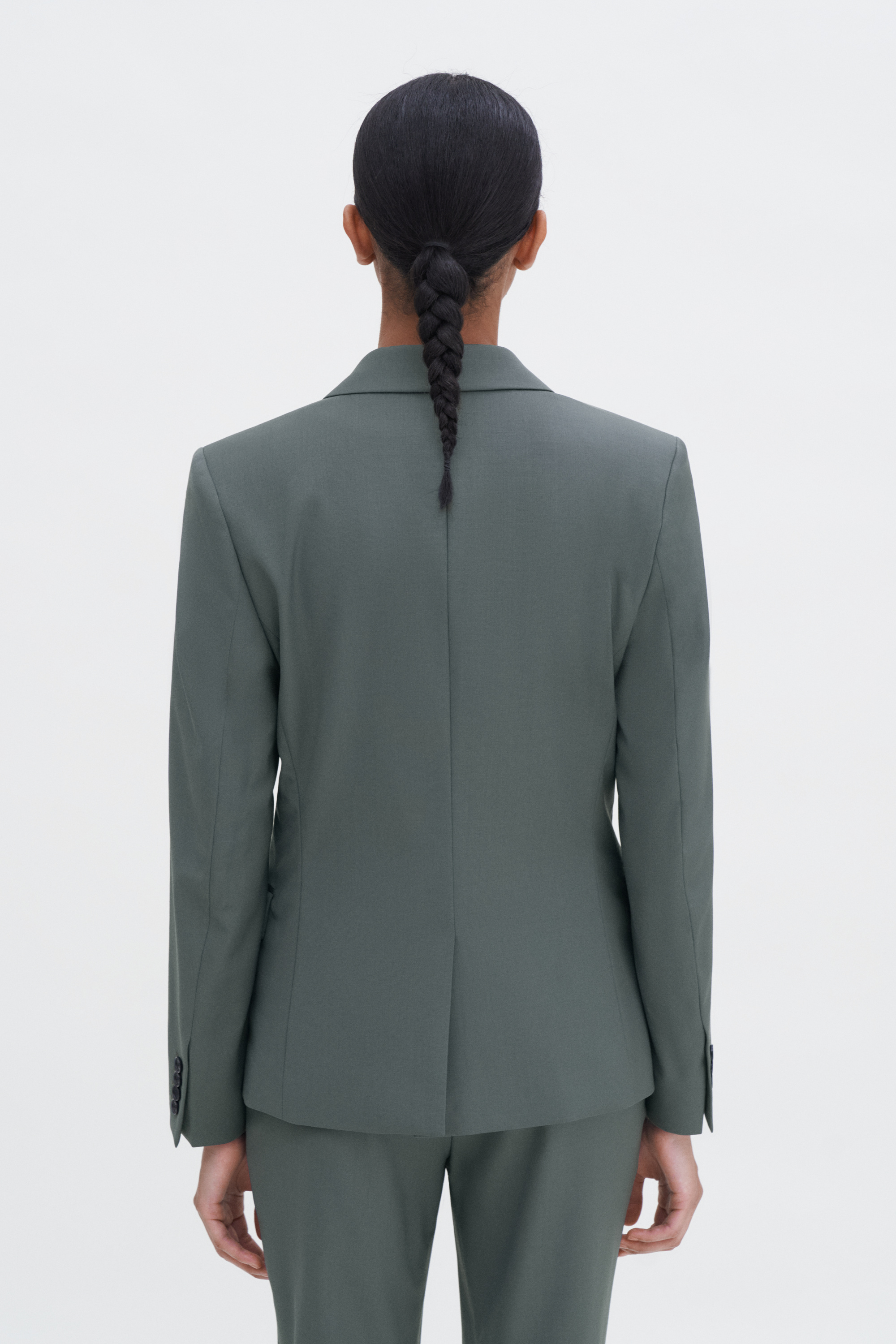 Shop Filippa K Sasha Cool Wool Blazer In Green