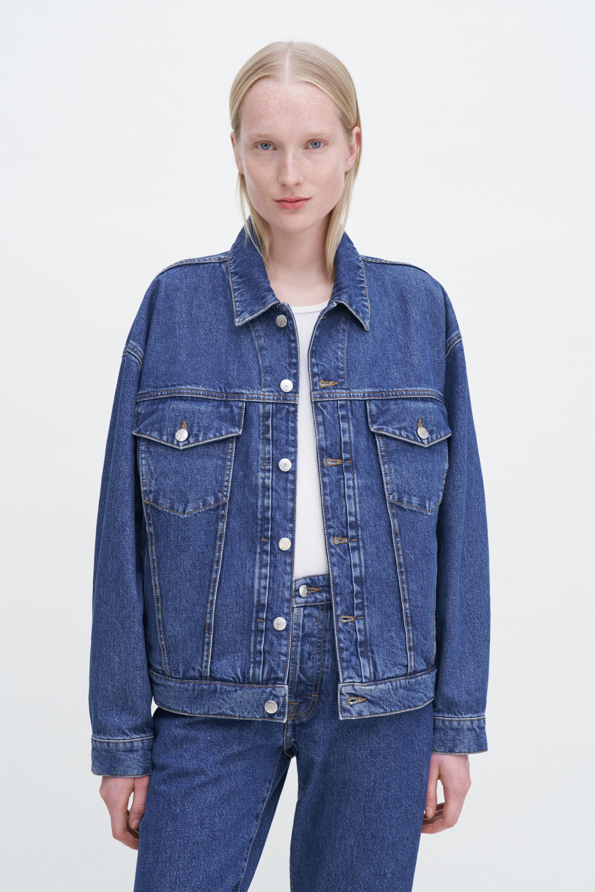 Filippa K Relaxed Jean Jacket In Blue