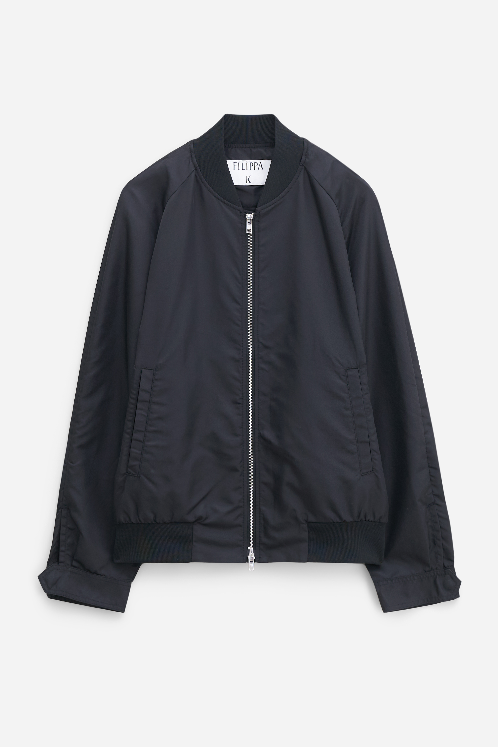 Filippa K Technical Bomberjacke In Black