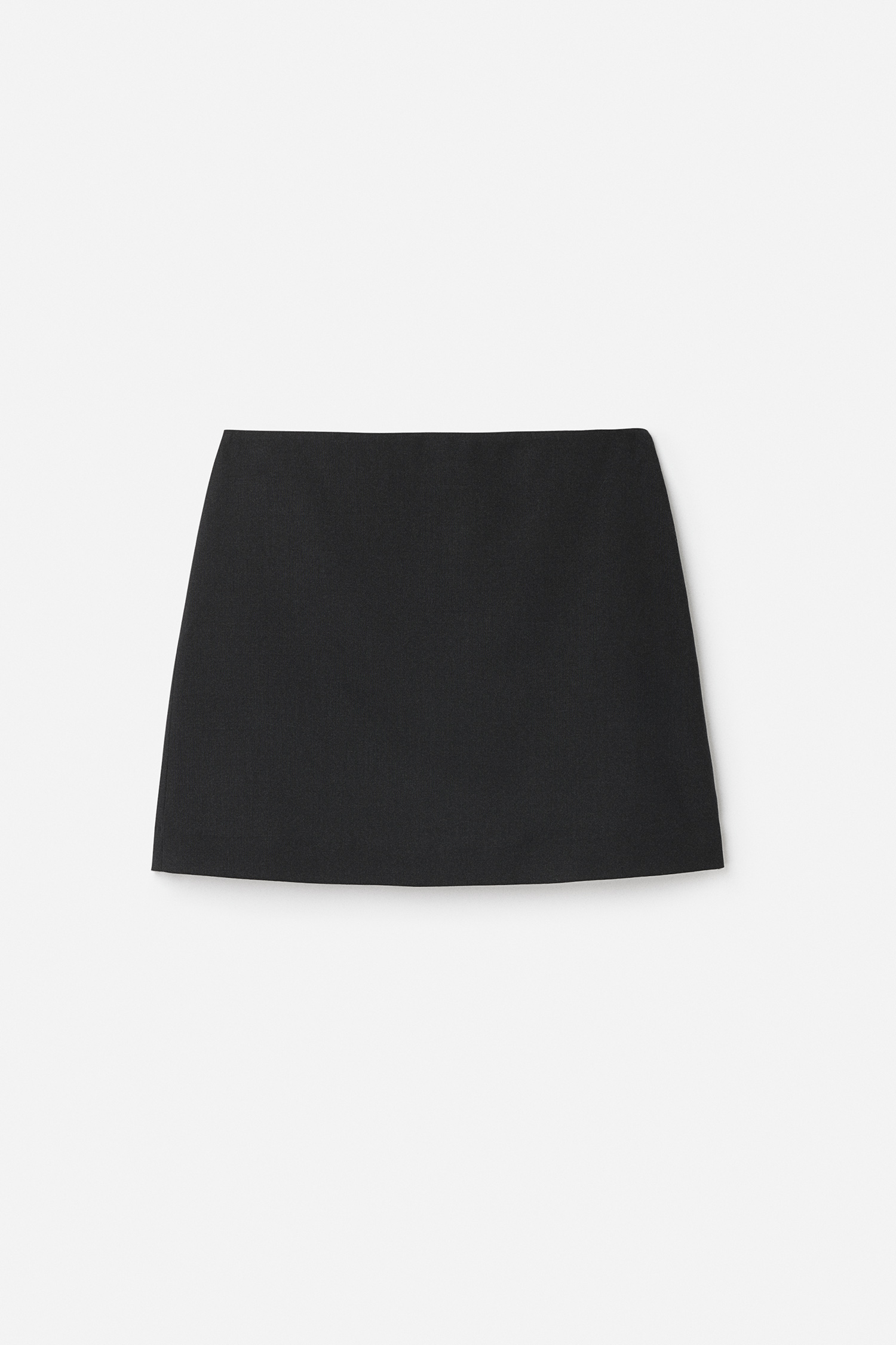 Filippa K Wool Mini Skirt In Black