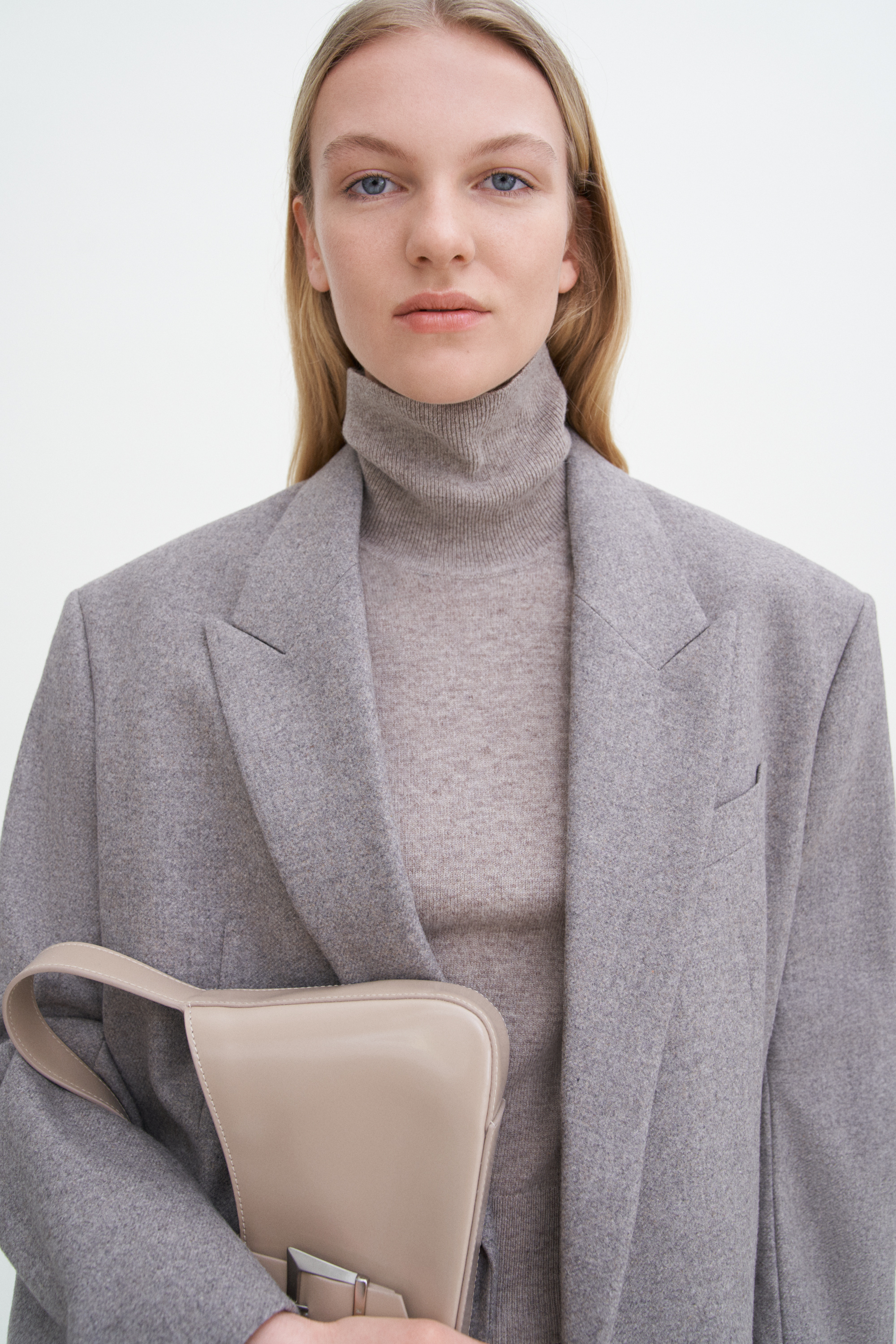 Filippa K Turtleneck Vest In Beige