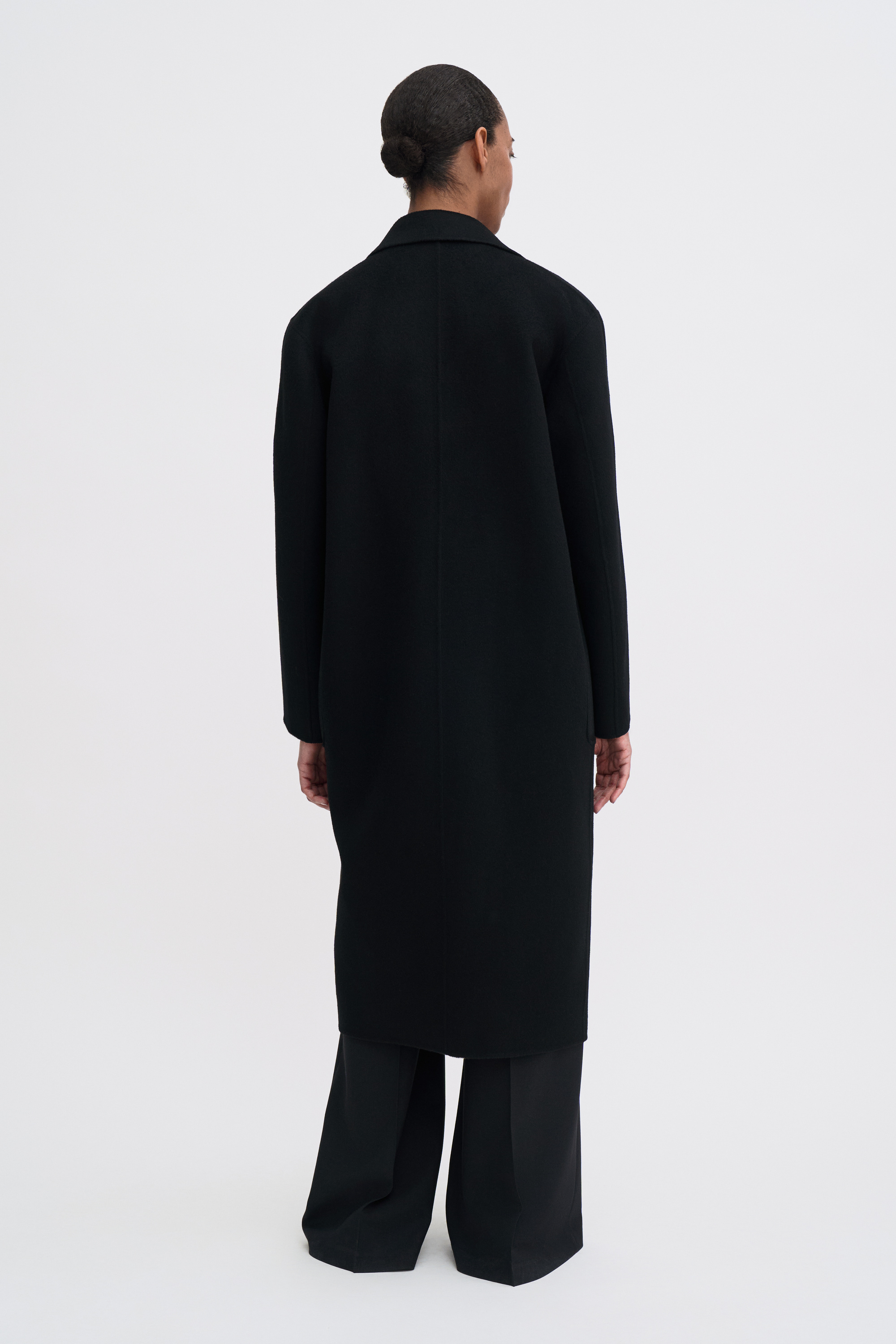 Filippa K Amelia Doublé Coat In Black