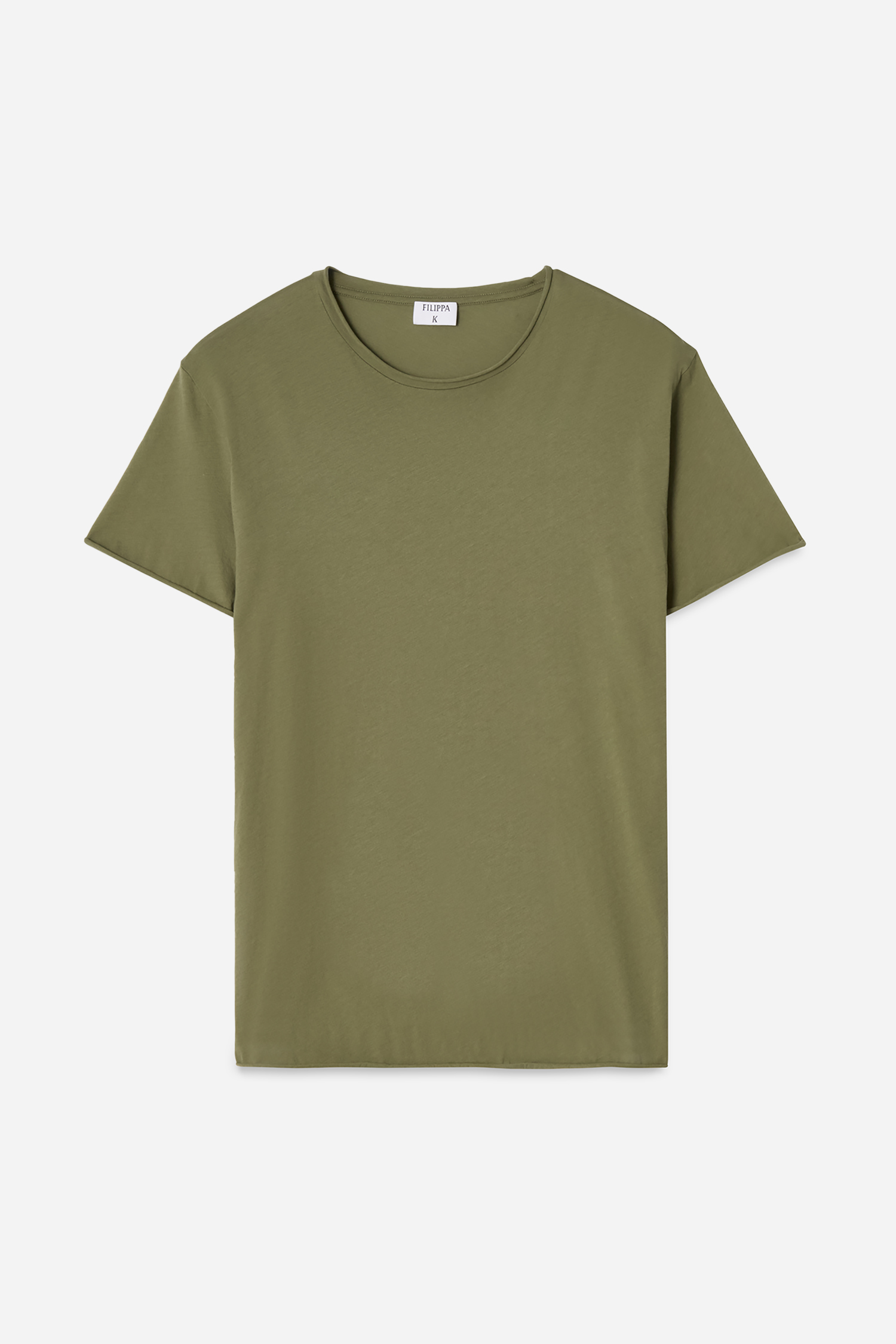 Filippa K Roll Neck Tee In Green