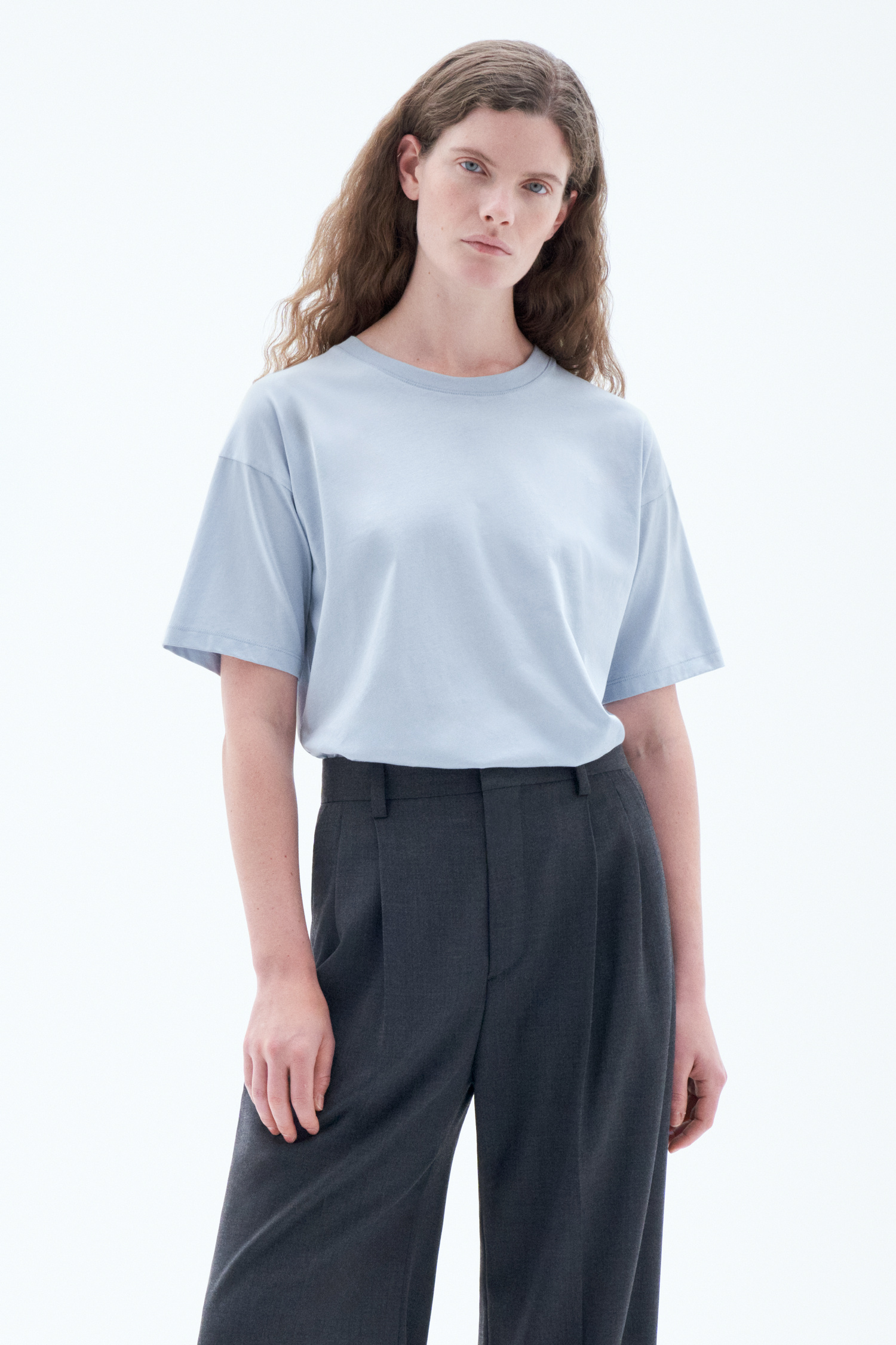 Filippa K Loose Fit Tee In Blue