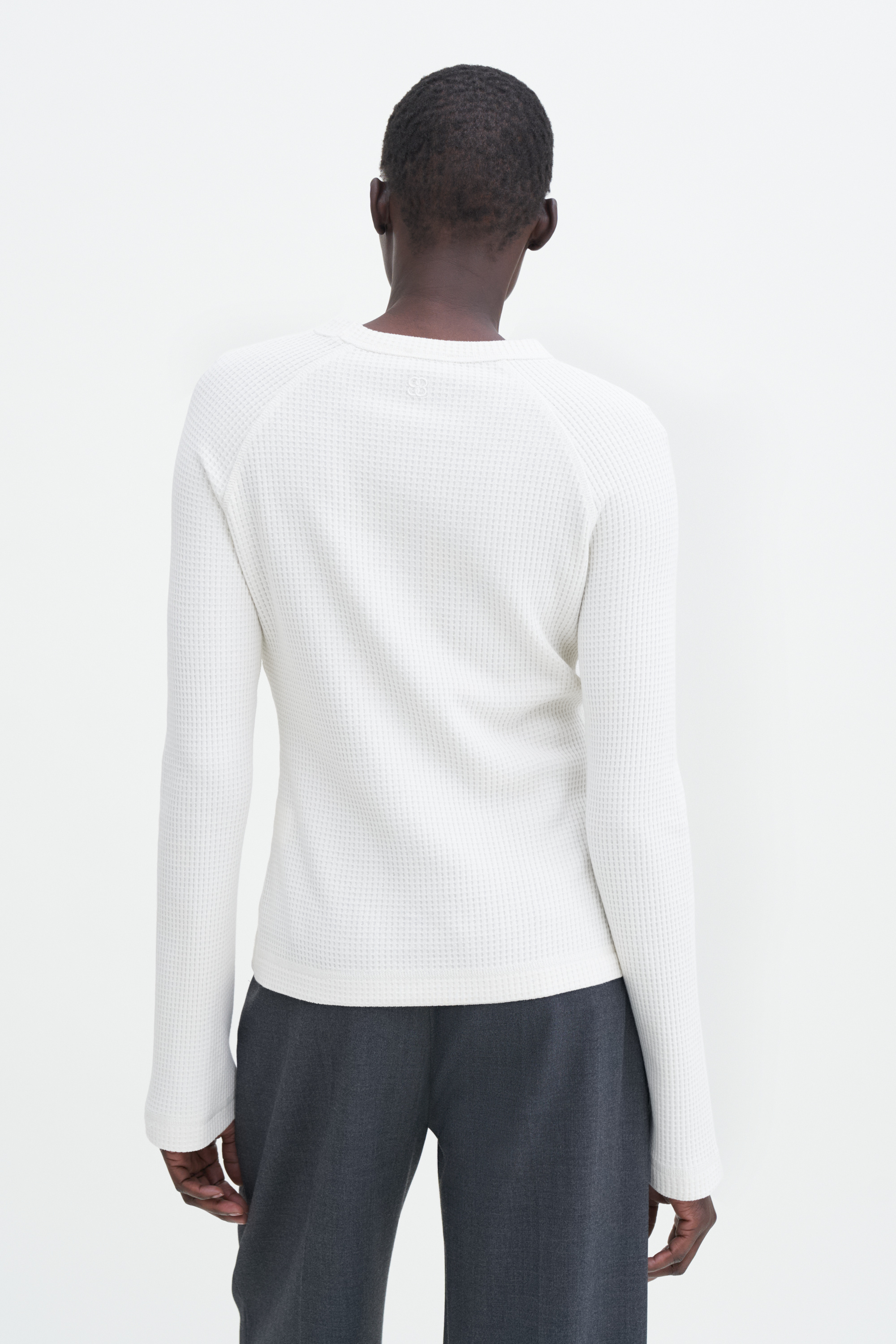 Shop Filippa K Waffle Sweater In White