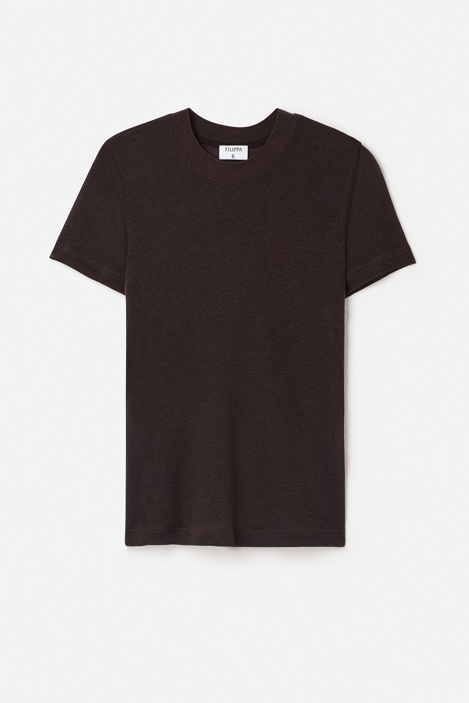 Filippa K Lyocell Cashmere Tee In Brown