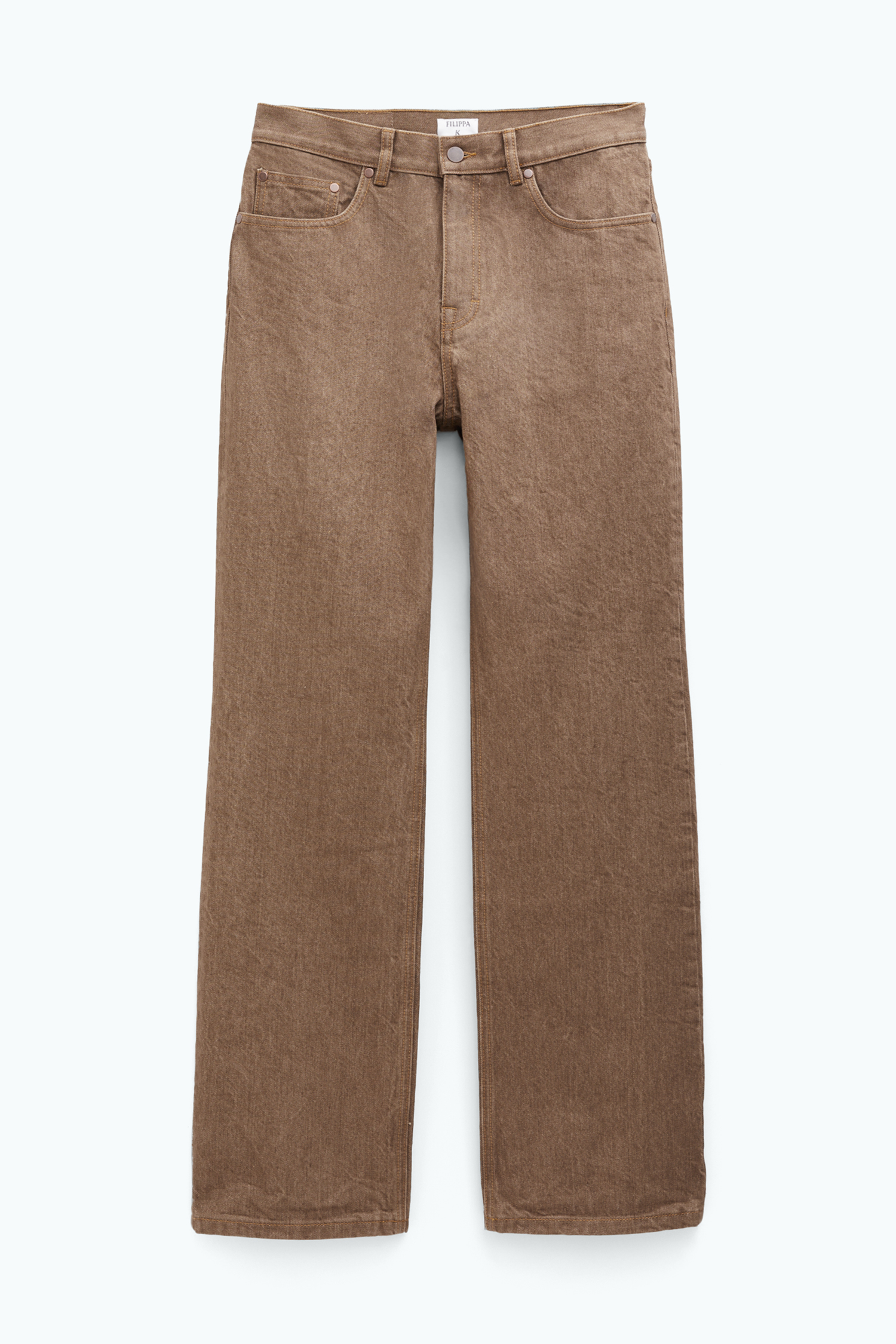 Shop Filippa K Bootcut Jeans In Brown