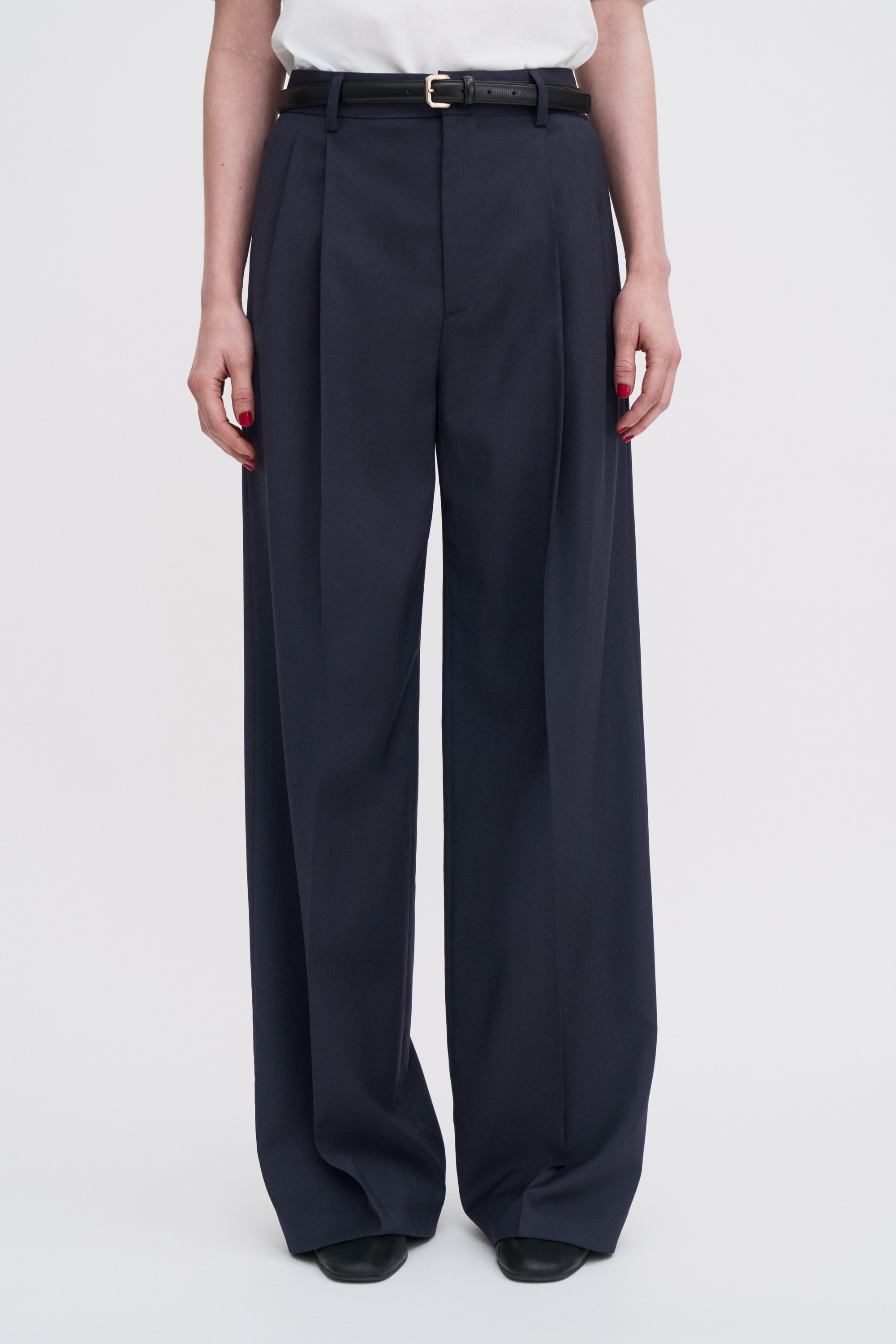 Filippa K Darcey Cool Wool Trouser In Blue