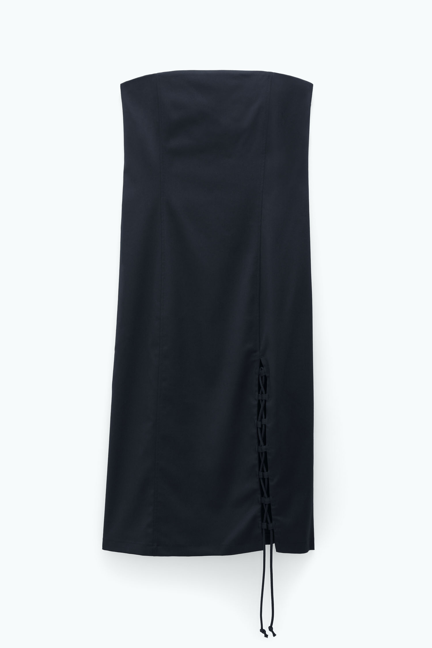 Shop Filippa K Tailored Tube Dress In Black