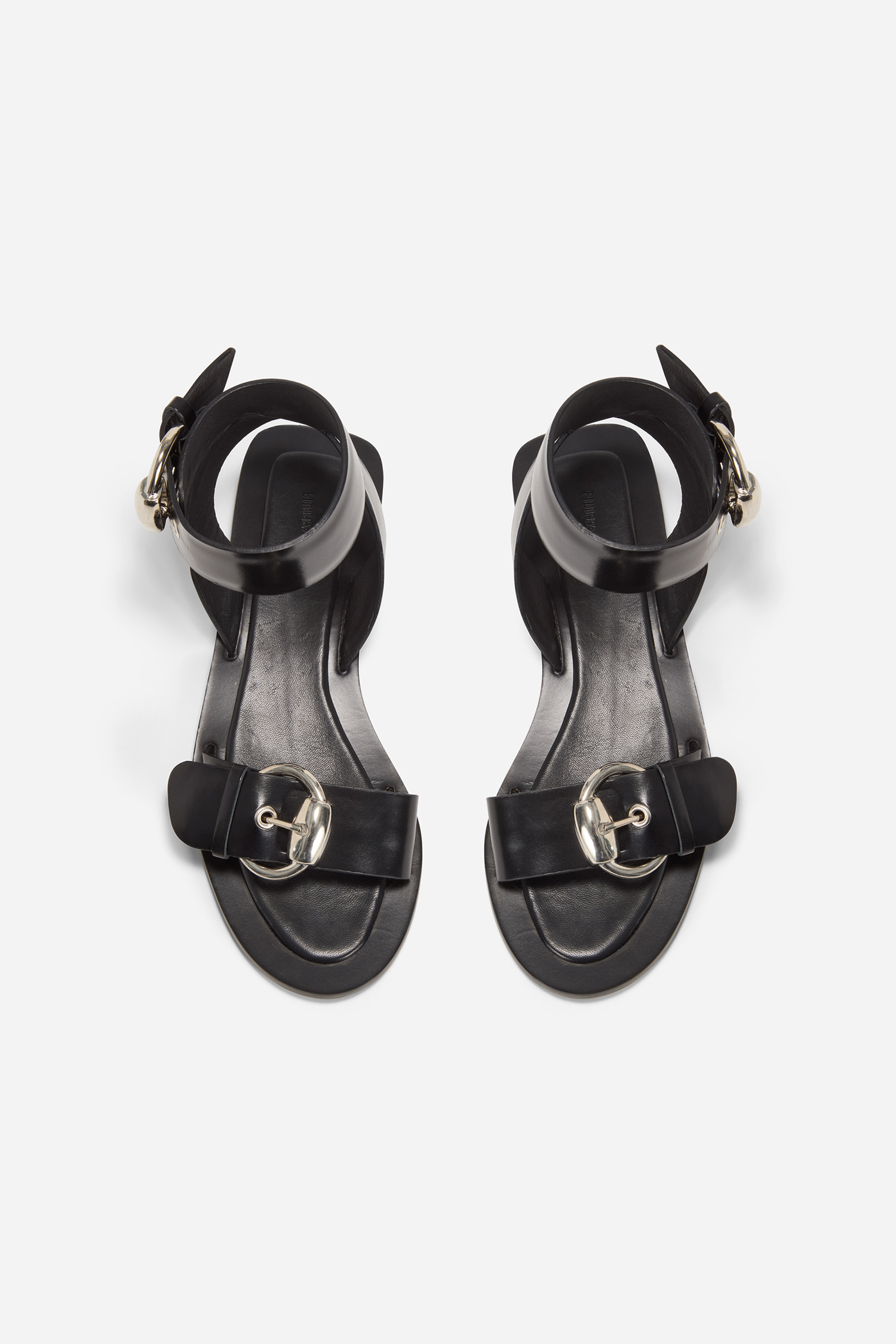 Shop Filippa K Buckle Sandal In Black